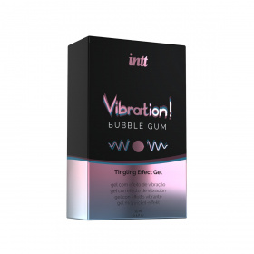 VIB0004 Жидкий интимный гель с эффектом вибрации Bubble Gum, 15 мл