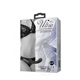 BW-022053 Baile Ultra Harness Curvy Dildo Страпон эргономичный с изогнутой головкой BW-022053 Baile Ultra Harness Curvy Dildo Страпон эргономичный с изогнутой головкой