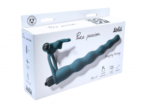 1202-03 Вибронасадка для двойного проникновения Pure Passion Bunny Green 1202-03 Вибронасадка для двойного проникновения Pure Passion Bunny Green