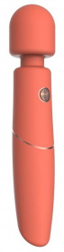 21773 Вибратор, перезарежаемый, оранжевый, 10 режимов, силикон + АБС пластик, влагозащитный, 22.6cm