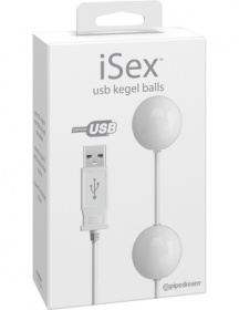 PD1055-19 iSex USB Kegel Balls вагинальные шарики с вибрацией, с USB зарядным устройством