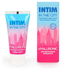 LB-60008m Лубрикант увлажняющий INTIM IN THE CITY HYALURONIC 60 г