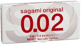 143141 Презервативы SAGAMI Original 002 полиуретановые 2шт.