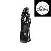 DC25 Dark Crystal Black - 25 Стимулятор для фистинга 2 руки с сомкнутыми ладонями