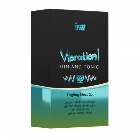 VIB0007 Жидкий интимный гель с эффектом вибрации Gin & Tonic, 15 мл