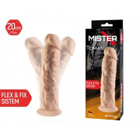 MX-102125X Фаллоимитатор гибкий Mister-X Tomas, L-20 см, d-5 см