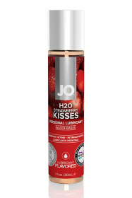 JO30118 Вкусовой лубрикант "Клубника" на водной основе JO Flavored Strawberry Kiss (30 мл)