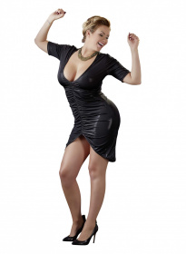 2715910 Dress Ruffles - black 4XL Платье