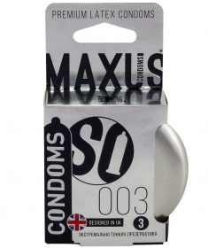 Презервативы MAXUS SO Premium 003 ультратонкие 3 шт.