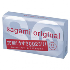143142 Презервативы SAGAMI Original 002 полиуретановые 6шт.