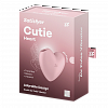 J2018-276-1 Cutie Heart pink двухсторонний вакуум-волновой вибростимулятор, розовый