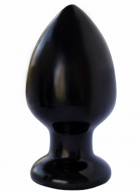 420900 ПЛАГ-МАССАЖЕР ДЛЯ ПРОСТАТЫ BLACK MAGNUM 9 В ЛАМИНАТЕ L 130 мм, D 65 мм, цвет чёрный