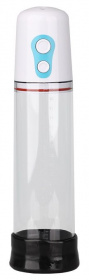 21418 Помпа для мужчин вакуумная, автоматическая, прозрачная, АБС пластик + ПВХ + ТЭП, 22cm * 6cm