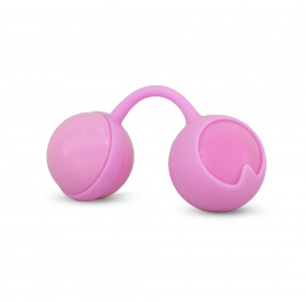 B009R4SPGTG Вагинальные шарики с вибрацией, Силикон + ABS пластик, розовые 3.5cm