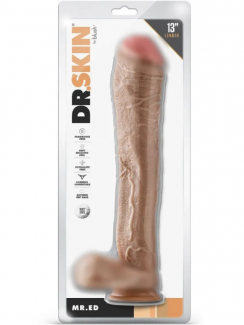 BL-15433 Фаллоимитатор "МОНСТР" на присоске DR. SKIN MR. ED 13 INCH DILDO WITH BALLS