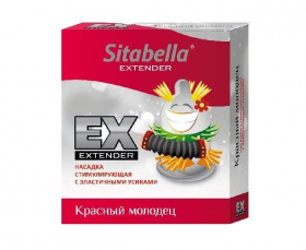 Стимулирующая насадка Sitabella Extender "Красный молодец"